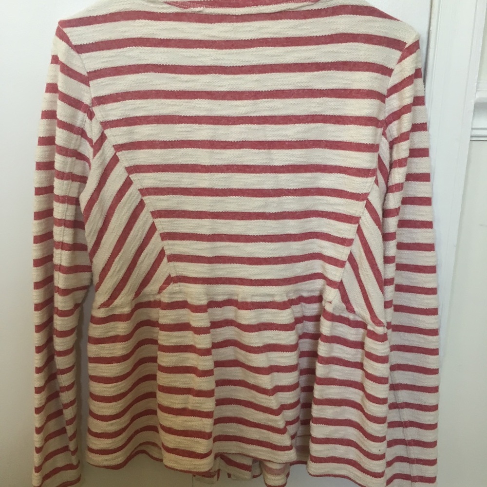 Free people striped peplum cardigan - Picture 5 of 10